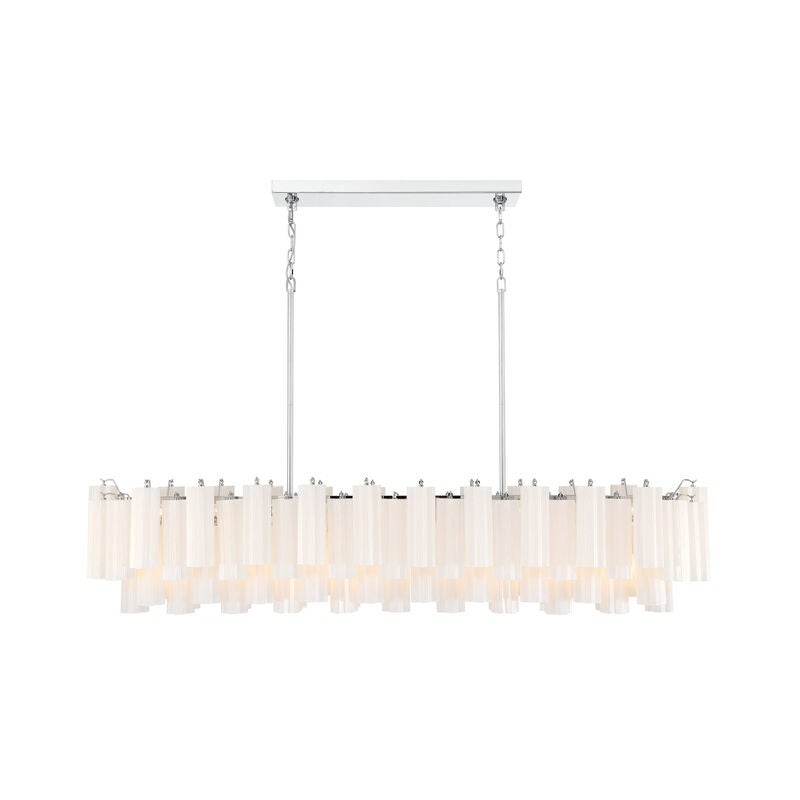 Addis Large Linear Chandelier by Crystorama