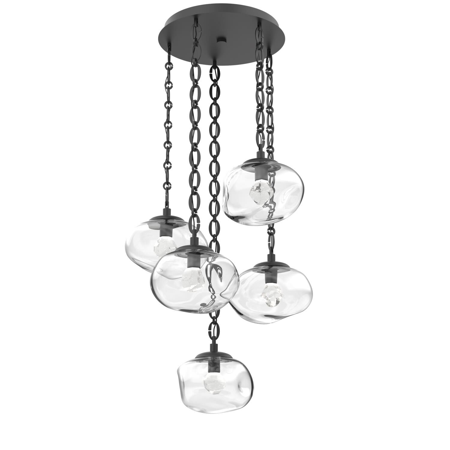 Levi Wilson Nova Led 24 Inch Multi Light Pendant by Hammerton Studio