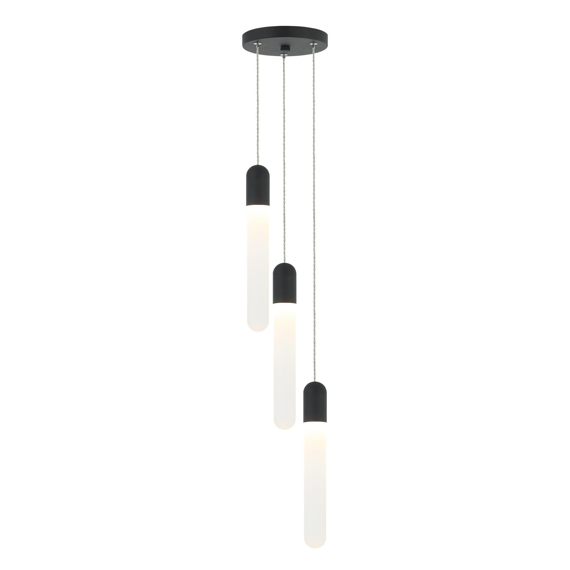 Aydin 3 Light LED Multi Light Pendant by Matteo Lighting