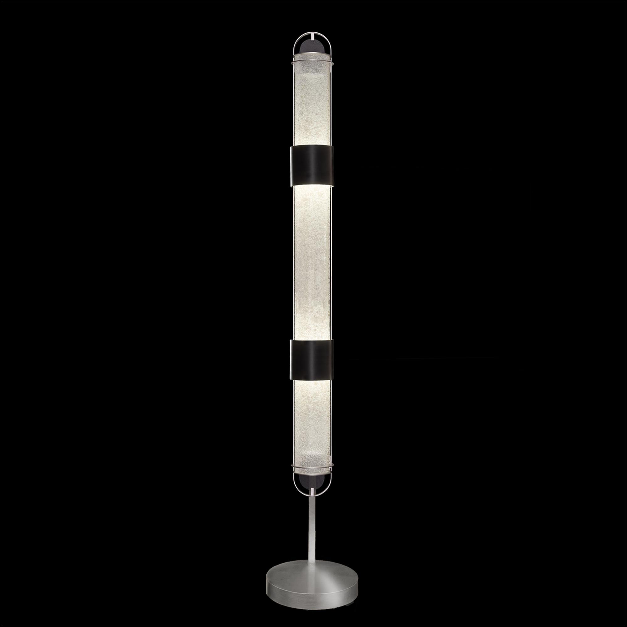 Shown in Black and Silver finish and Diamond Blanket glass