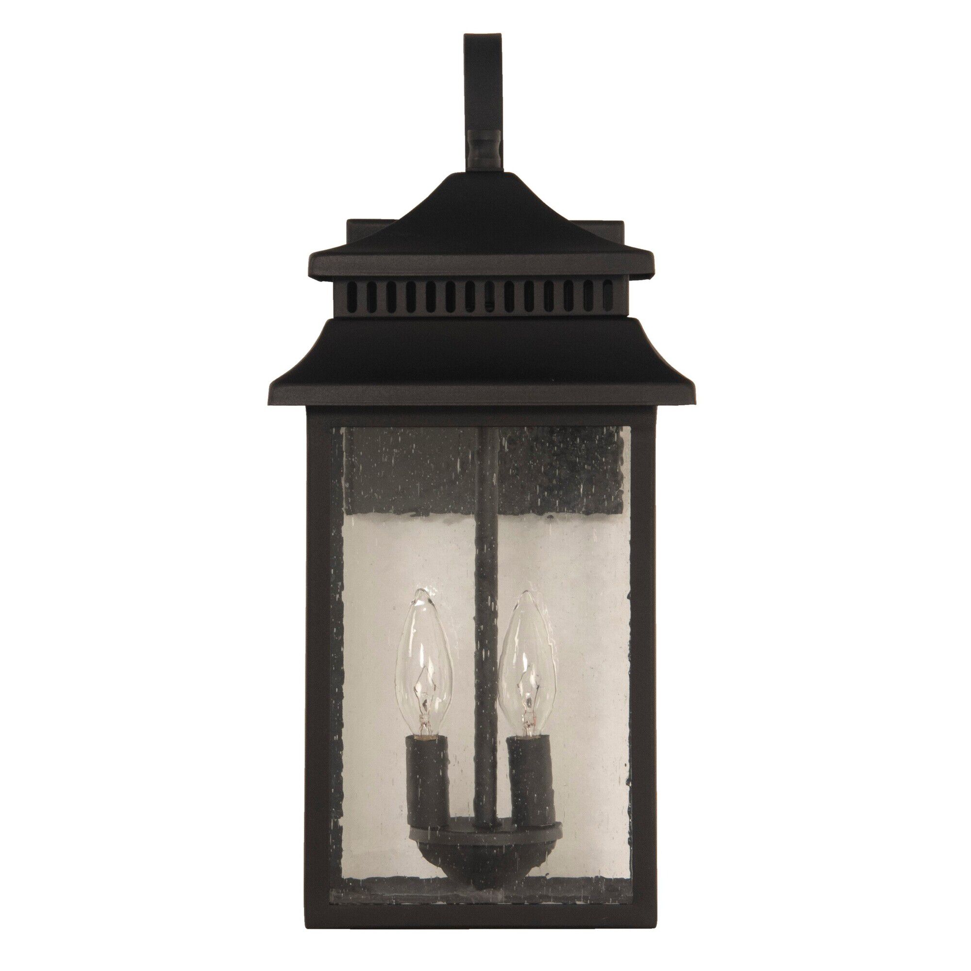 Shown in Textured Matte Black finish and Square/Rectangle glass and Square/Rectangle shade