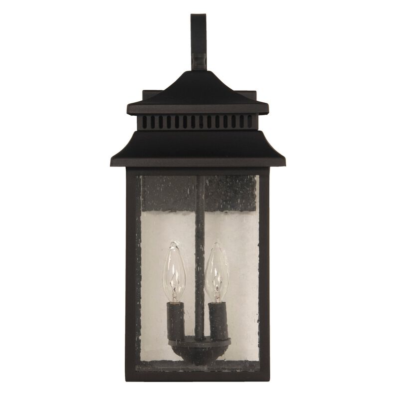 Crossbend 18 Inch Tall 2 Light Outdoor Wall Light by Craftmade