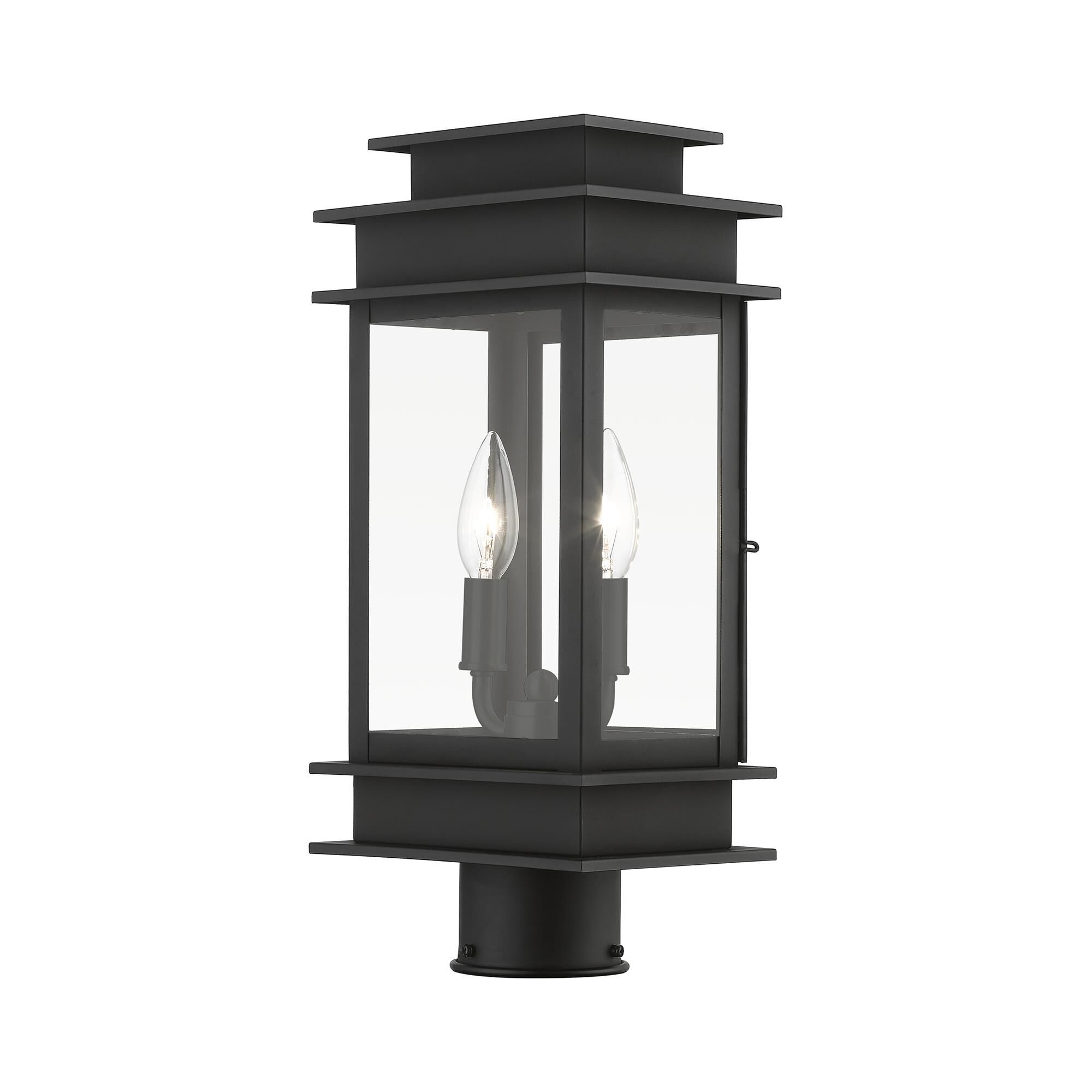Princeton 16 Inch Tall 2 Light Outdoor Post Lamp by Livex Lighting