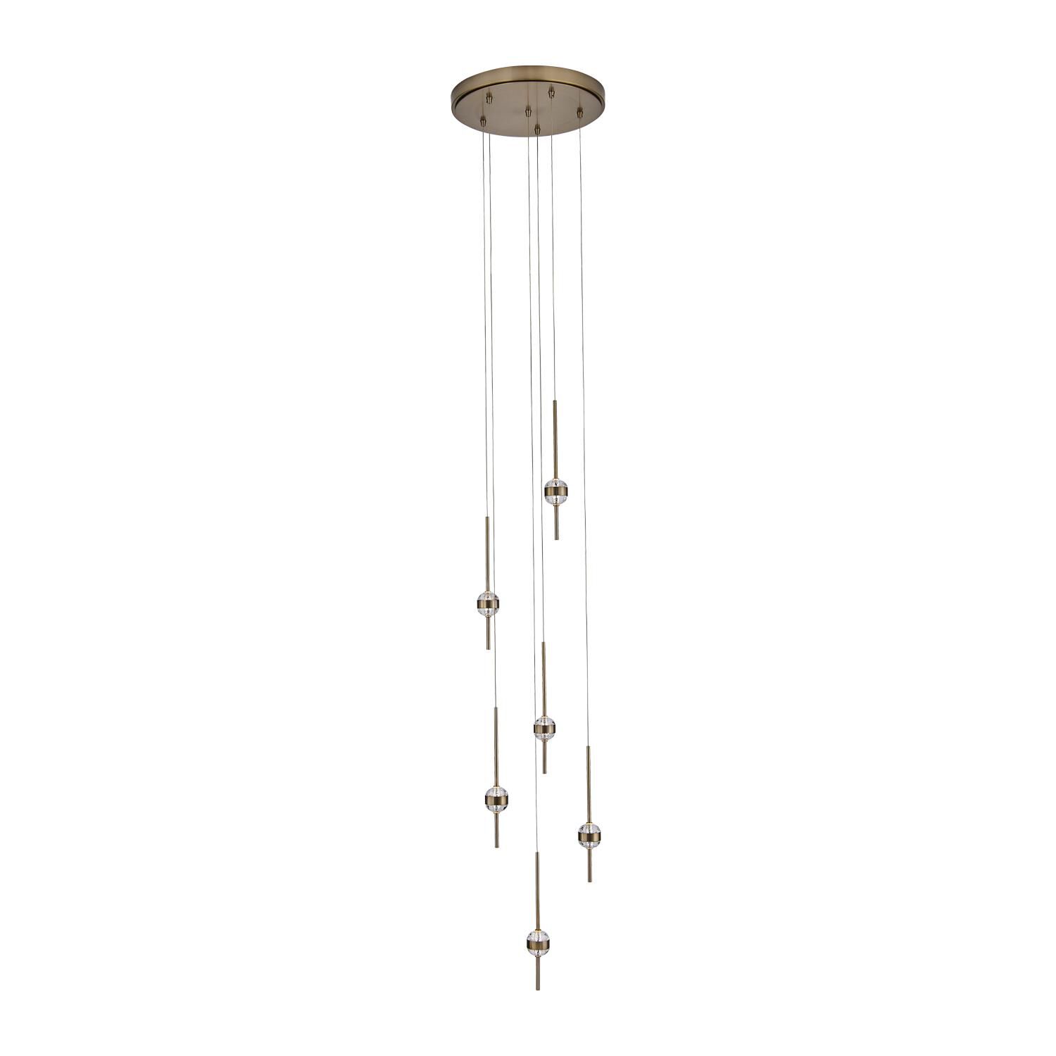 Goccia 16 Inch Mini Chandelier by Allegri