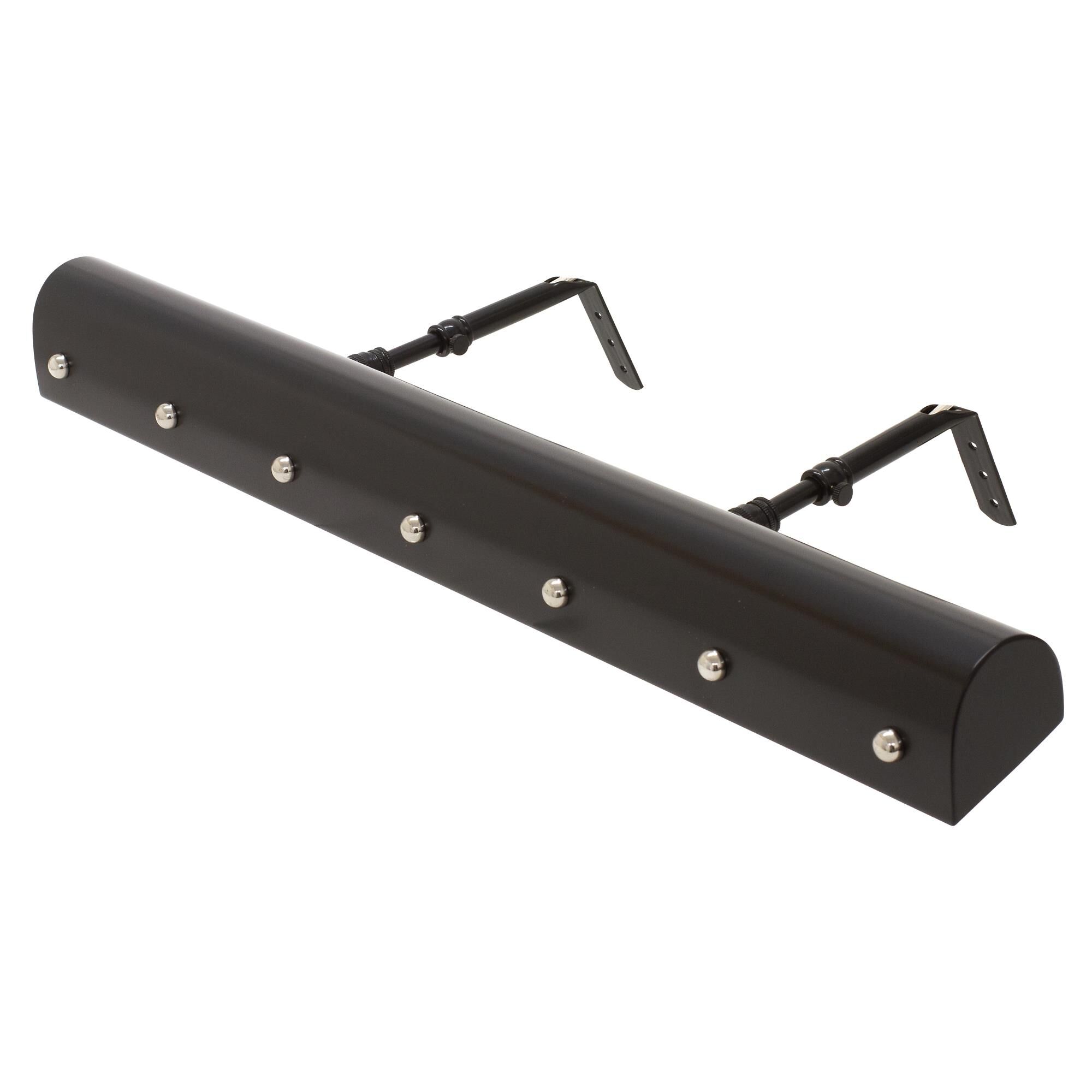 Shown in Black With Polished Nickel Accents finish and Metal shade and Polished Nickel accent