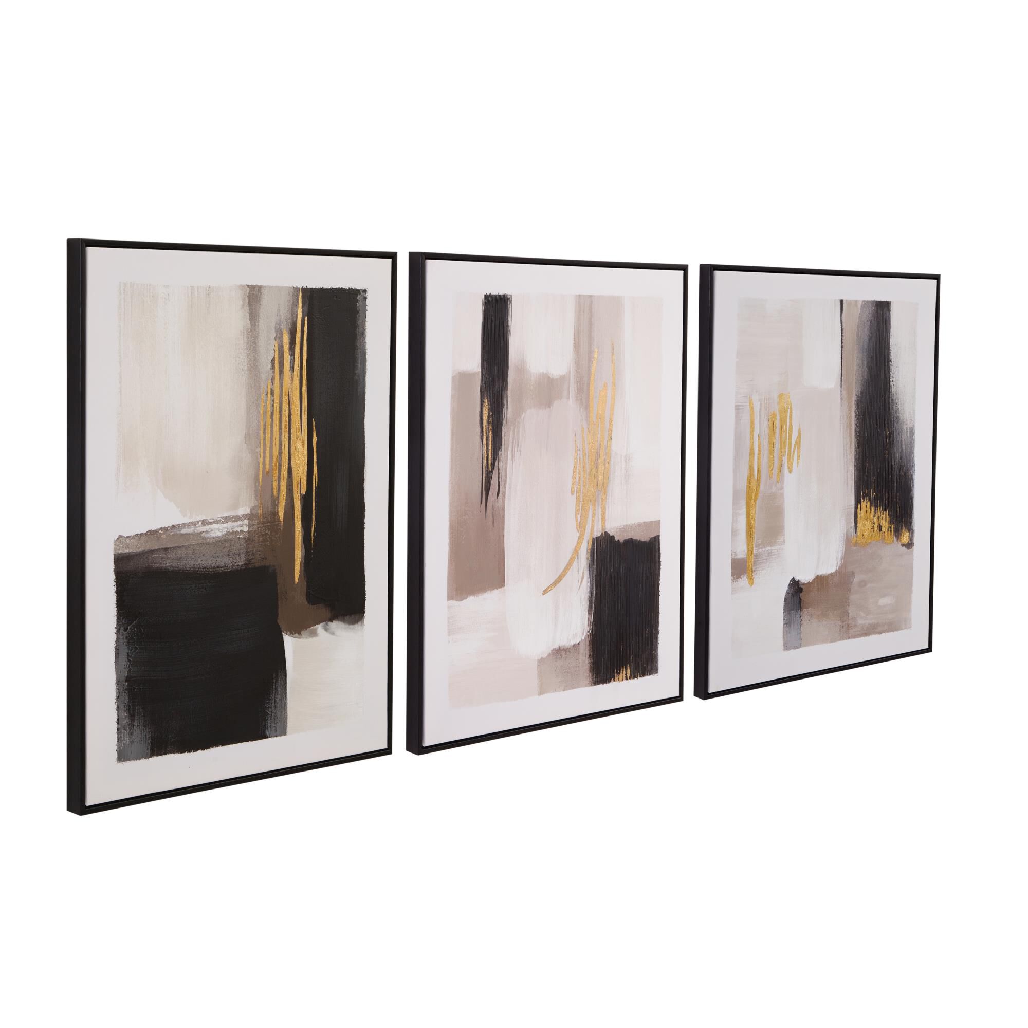 Journey 24 Inch Painting Set of 3 by Bassett Mirror Company