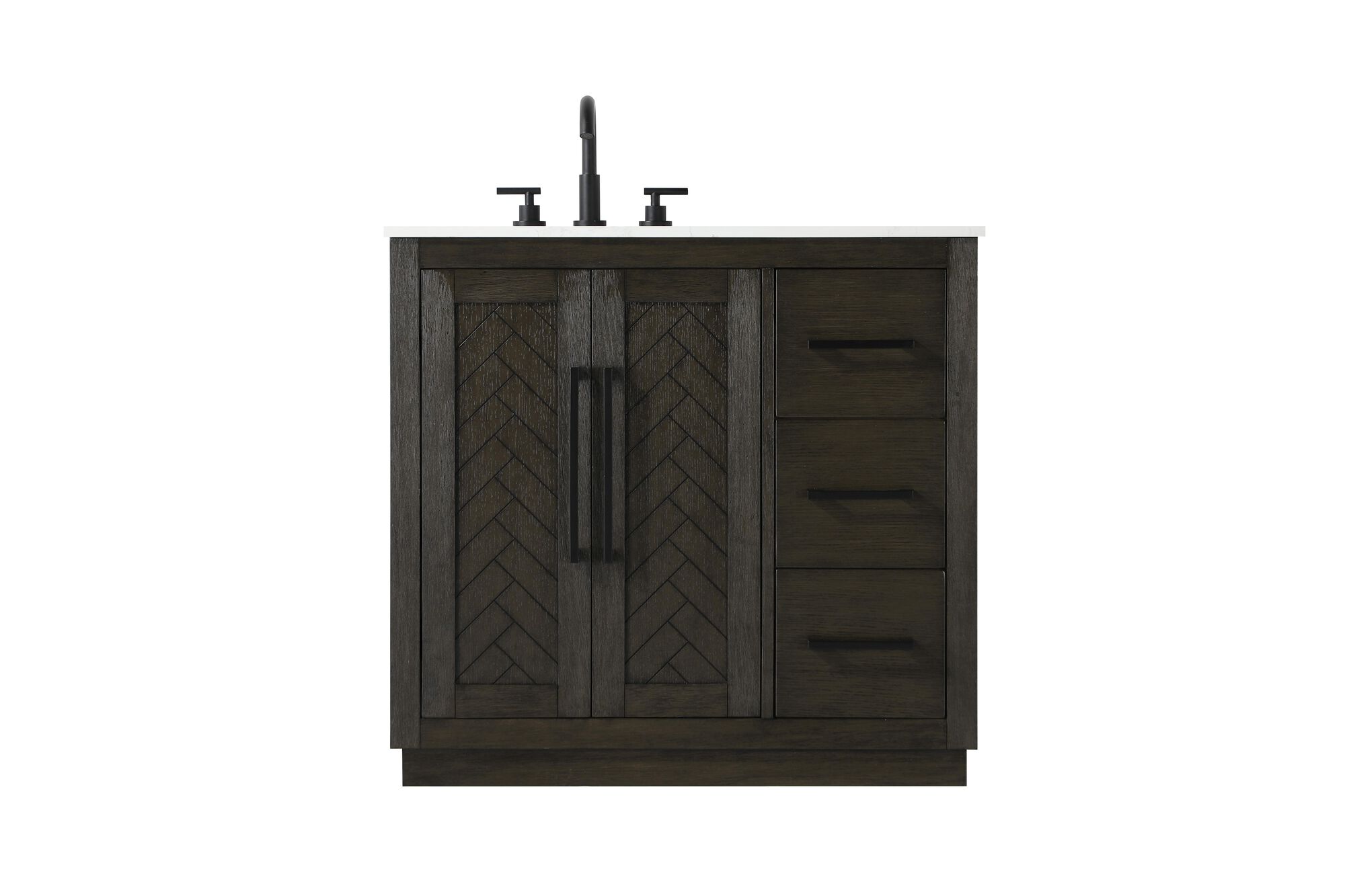 Shown in Chocolate Oak finish