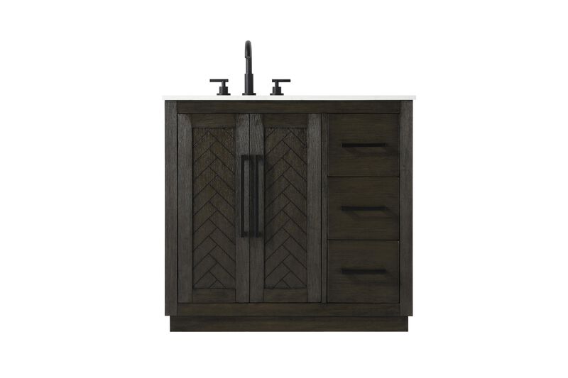 Chase 36 Inch Bath Vanity by Elegant Dcor