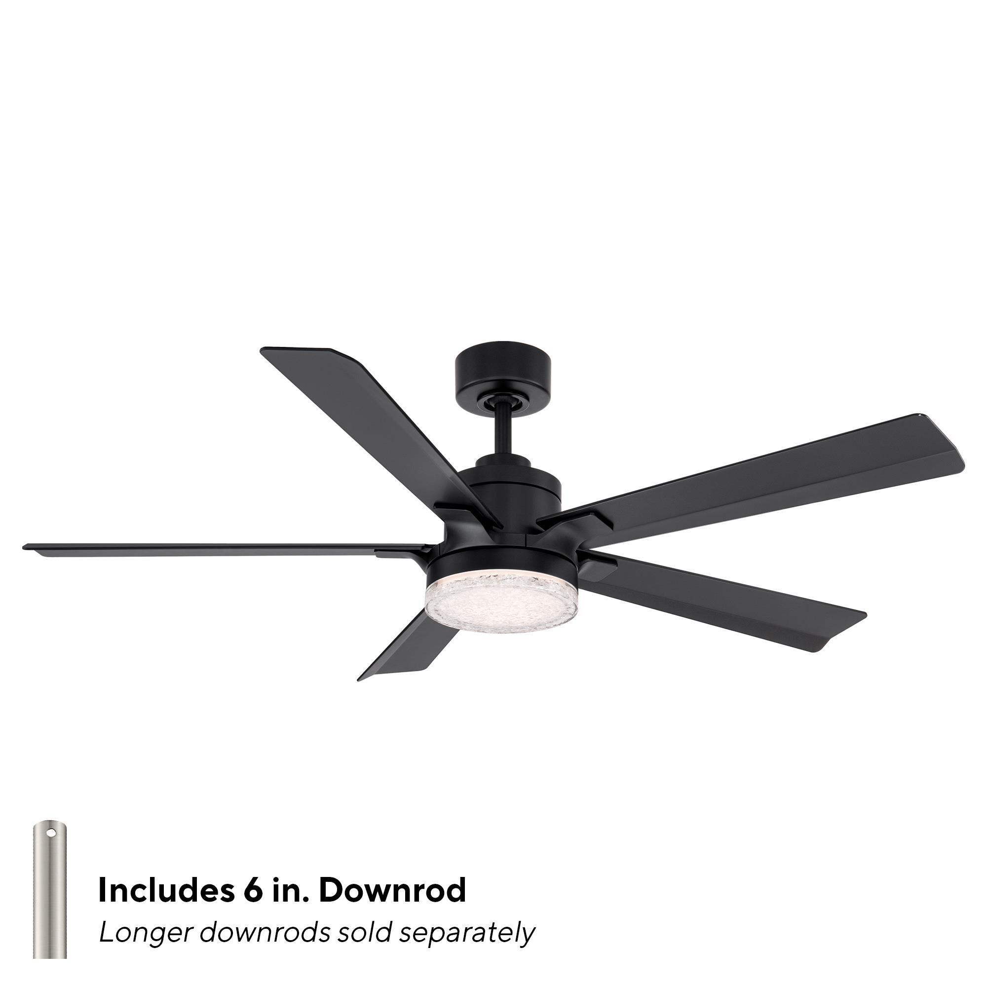 Radiant 56 Inch Ceiling Fan with Light Kit by Modern Forms