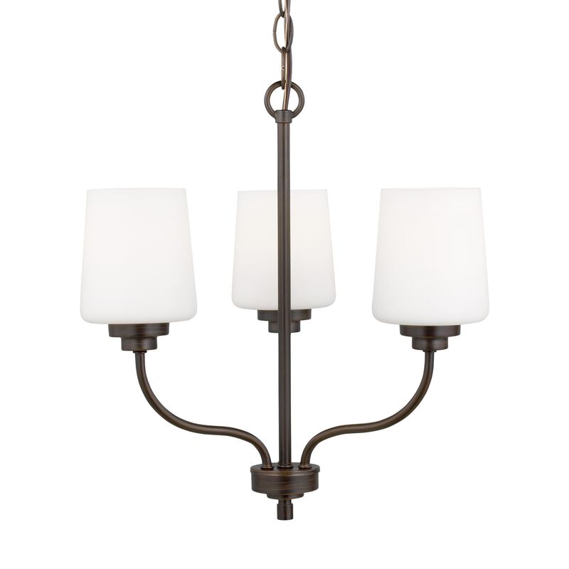 Windom 18 Inch 3 Light Mini Chandelier by Generation Lighting