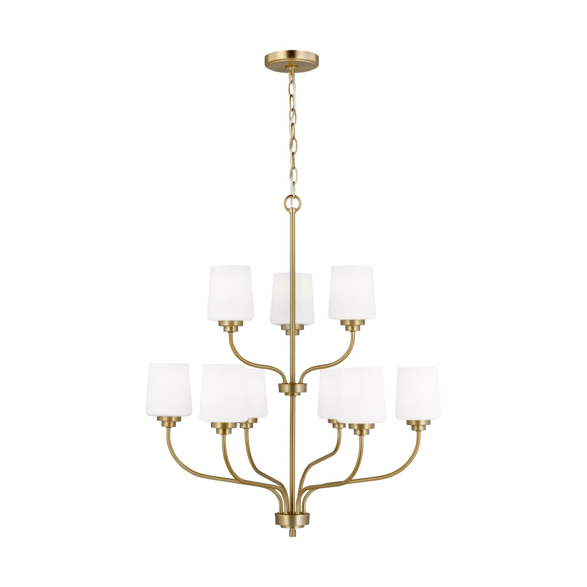 Windom 28 Inch 9 Light Chandelier by Generation Lighting