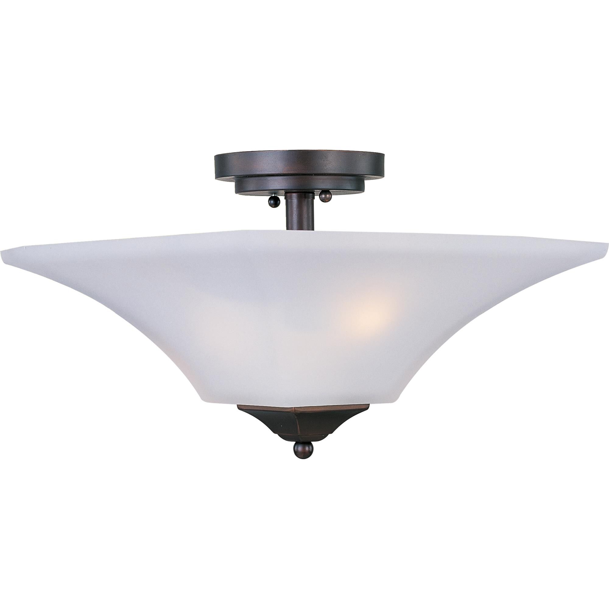 Aurora 13 Inch 2 Light Semi Flush Mount | Capitol Lighting