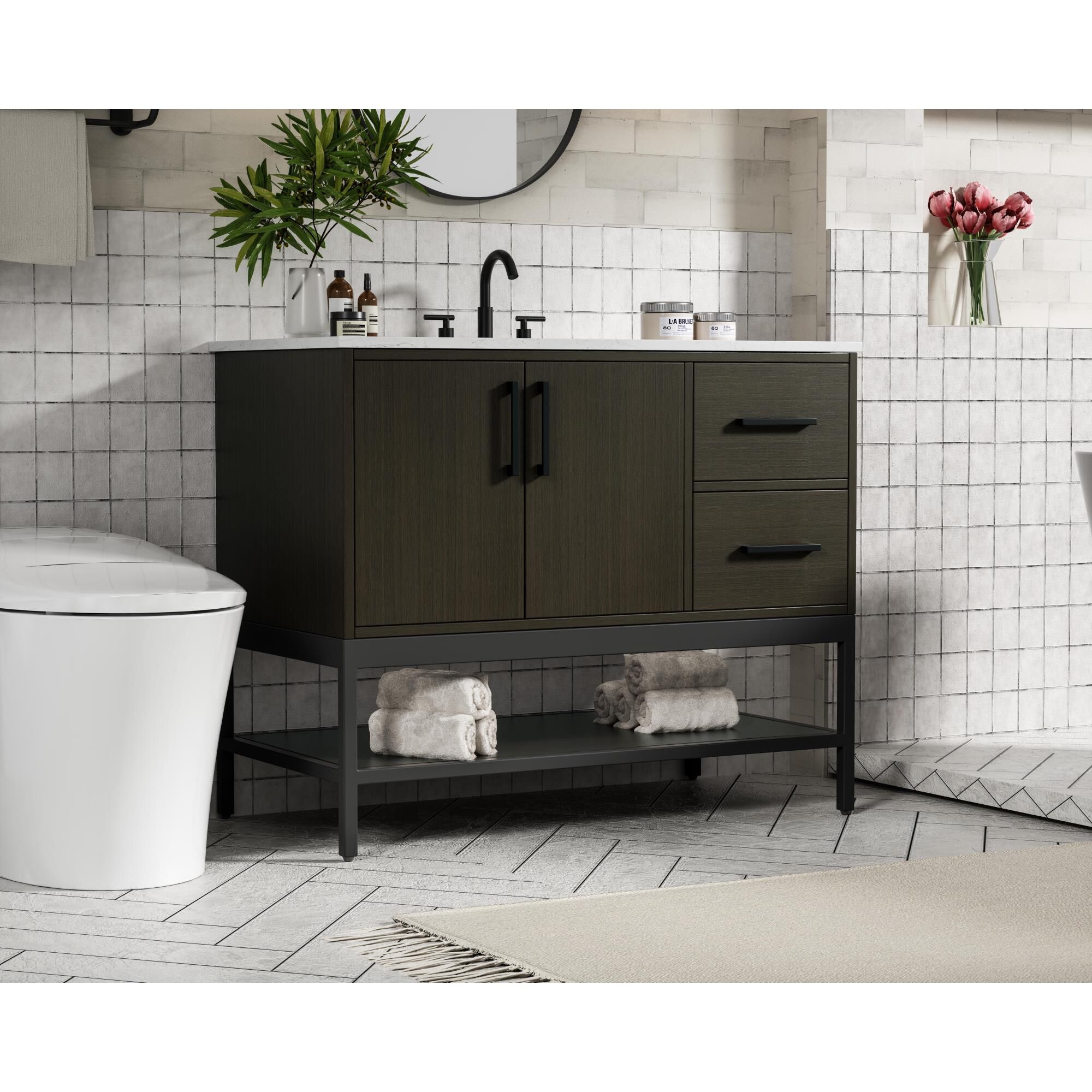 Lennox 0 Inch Bath Vanity by Elegant Dcor