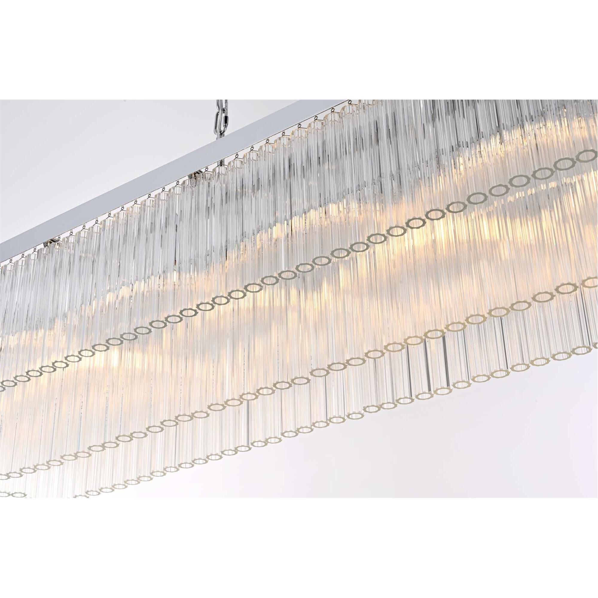 Harlow 53 Inch Linear Suspension Light by Elegant Lighting