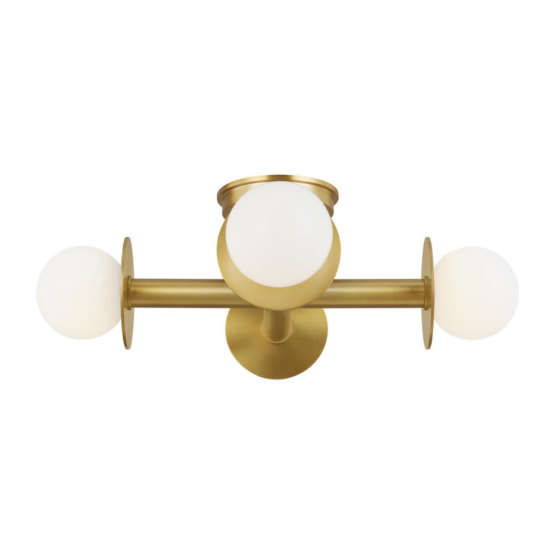 Kelly Wearstler Nodes 18 Inch 4 Light Semi Flush Mount by Visual Comfort Studio