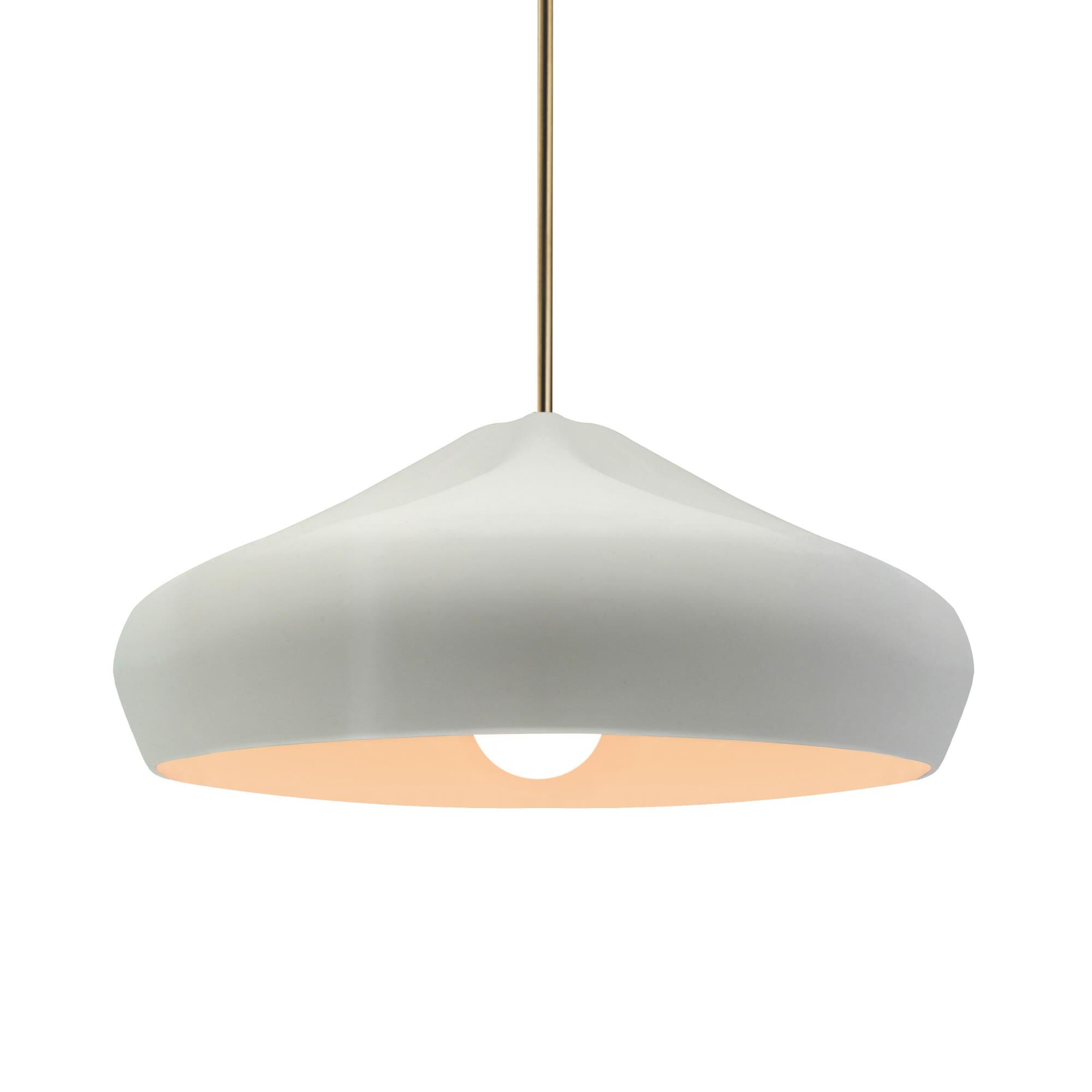 Radiance Crease 15 Inch Large Pendant by Justice Design Group