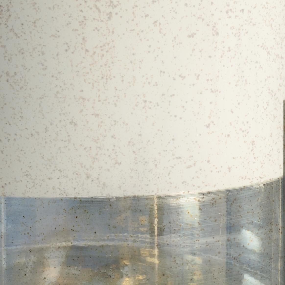 Shown in Rusticated White-Silver-Antiqued finish