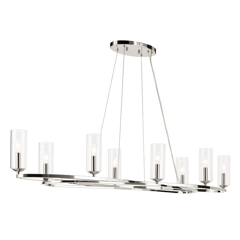 Harpin Medium Linear Chandelier by Kichler