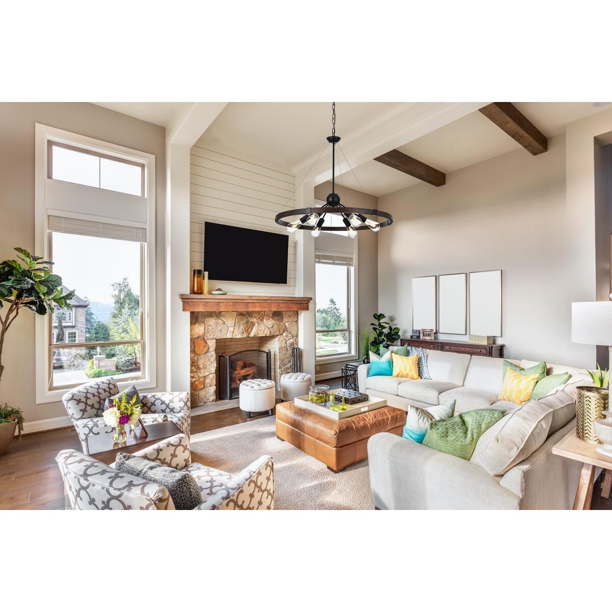 Thora 32 Inch Chandelier by Elegant Lighting