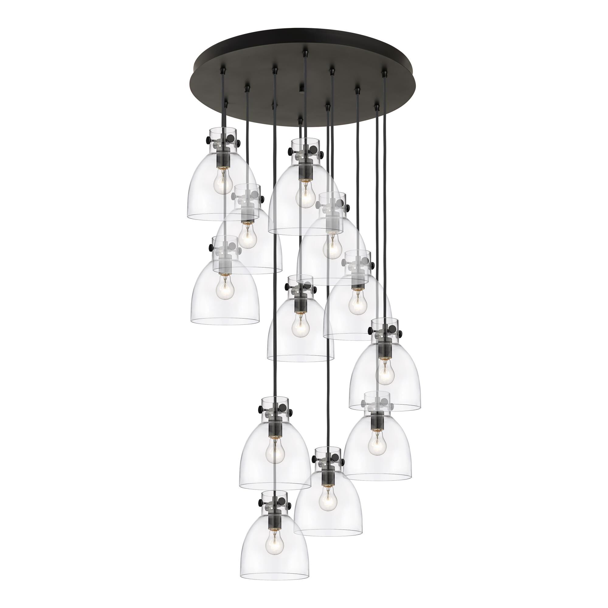 Bruno Marashlian Newton Bell 27 Inch 12 Light Multi Light Pendant by Innovations Lighting