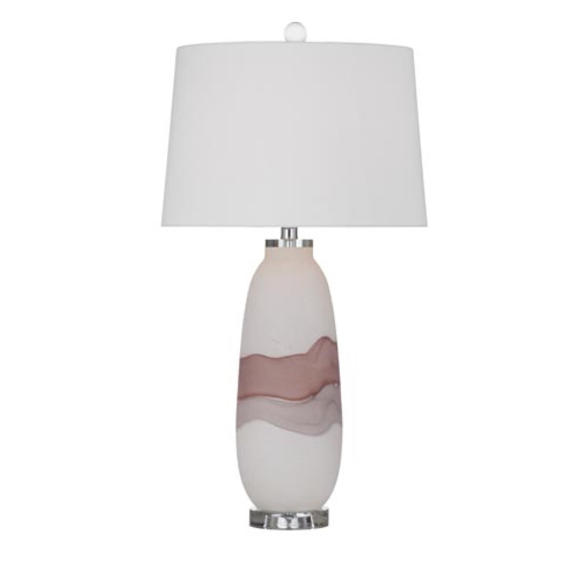 Shown in Beige finish and White shade