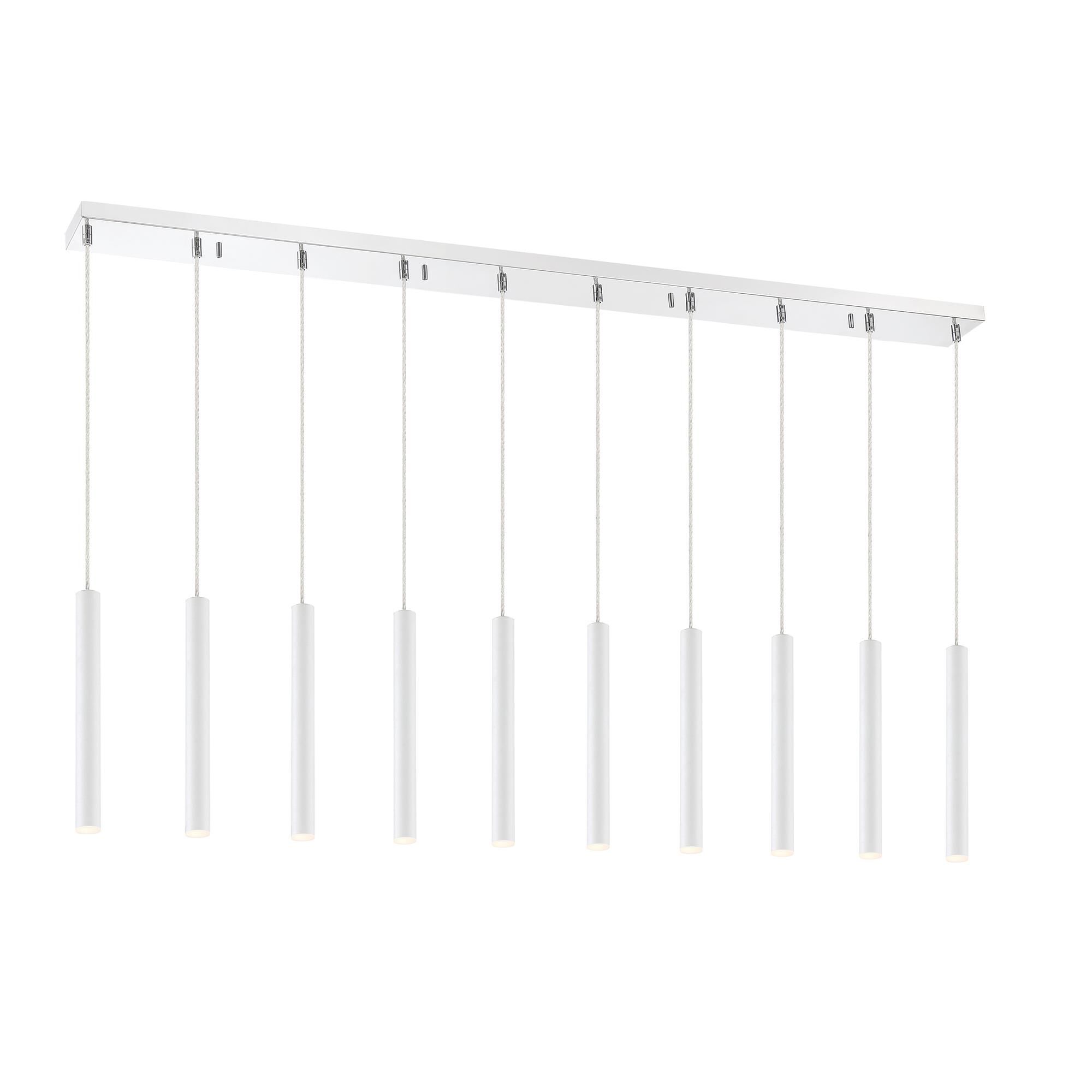 Forest 56 Inch 10 Light LED Linear Suspension Light by Z-Lite