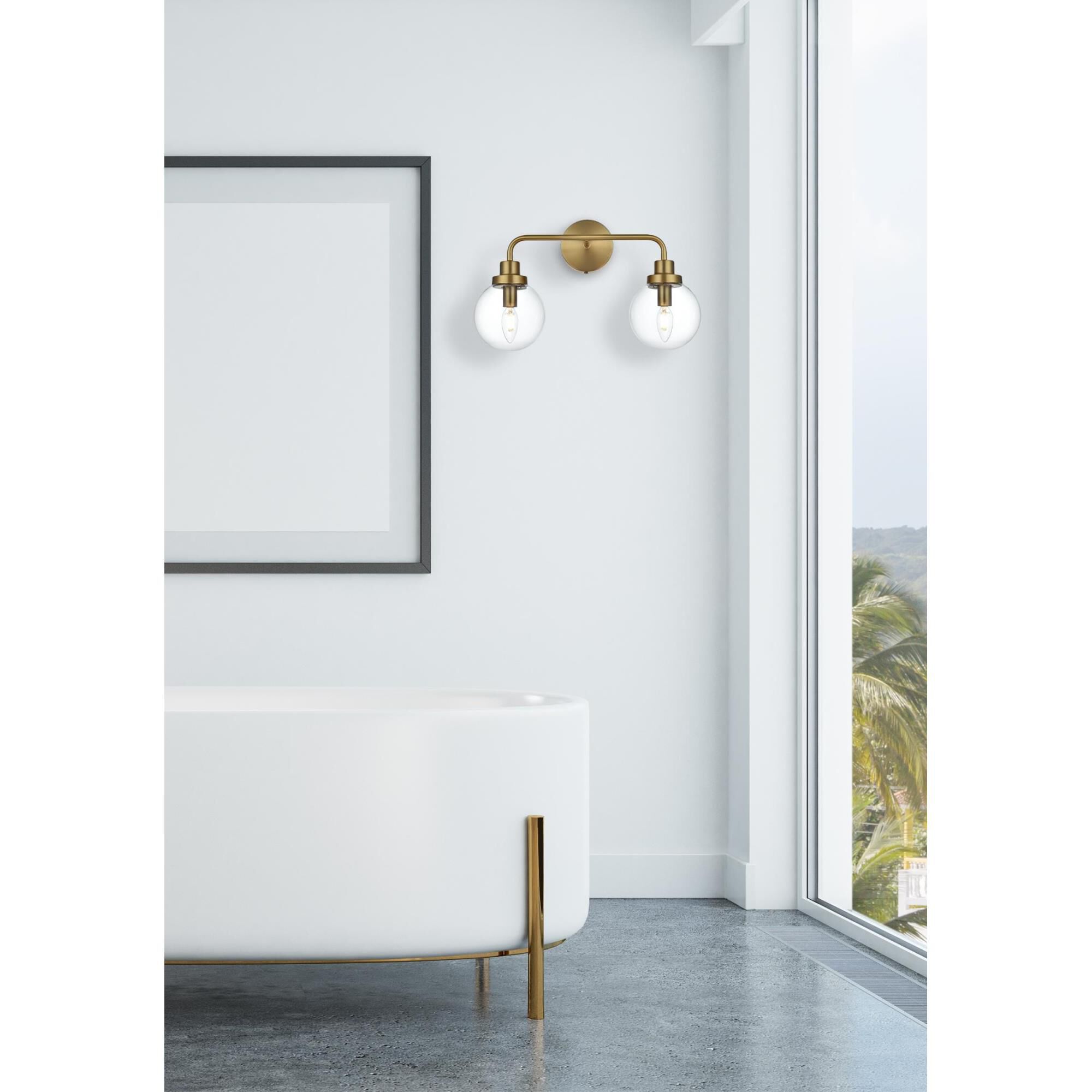 Shown in Satin Gold And Clear finish