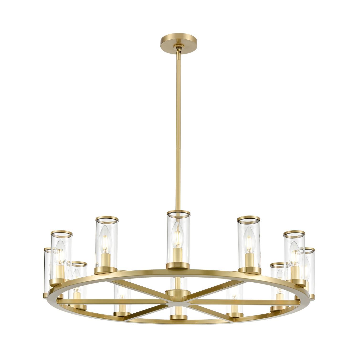 Revolve 33 Inch 12 Light Chandelier by Alora Lighting