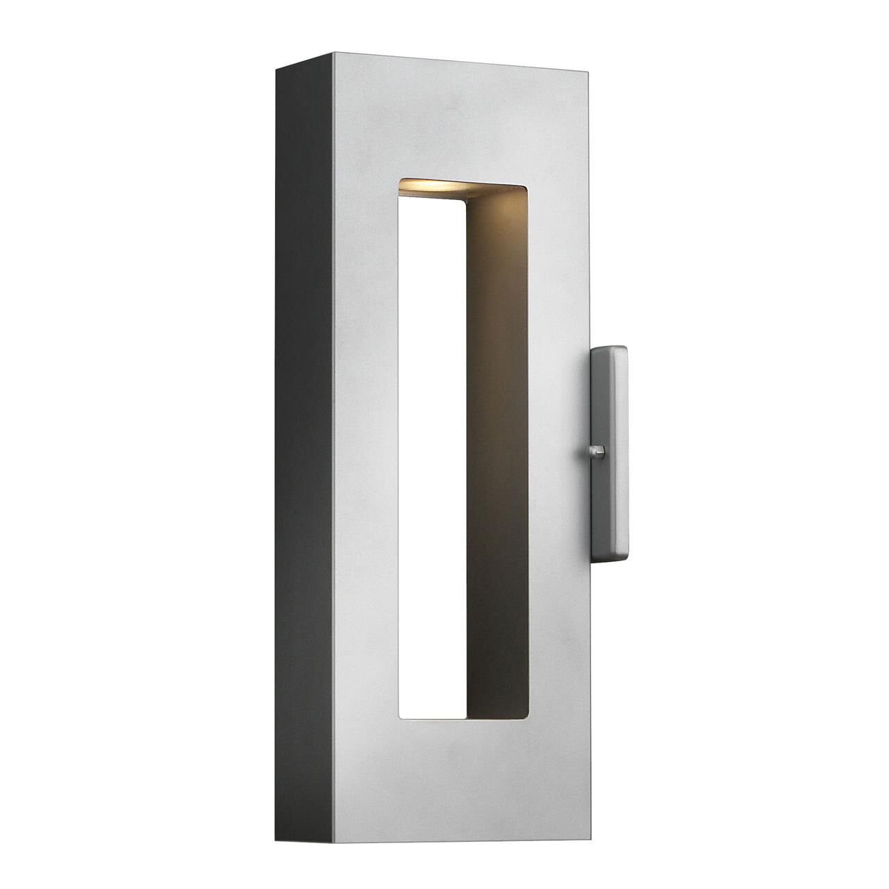 Shown in Titanium finish and Etched Lens glass