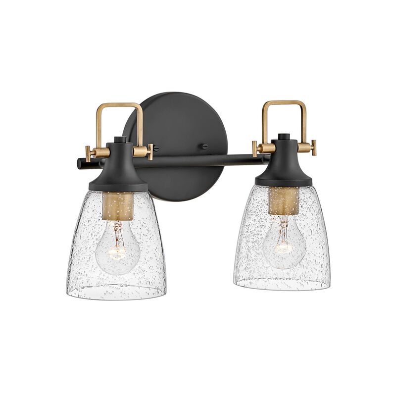 Easton 14 Inch 2 Light Bath Vanity Light by Hinkley