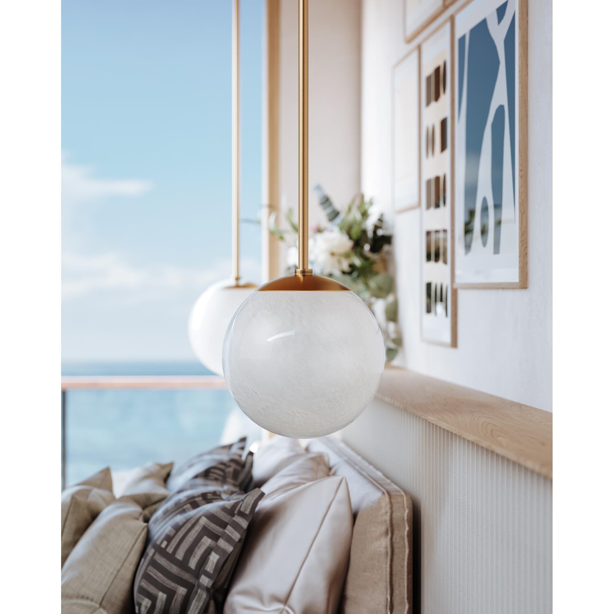 Burlington 12 Inch Mini Pendant by Hudson Valley Lighting