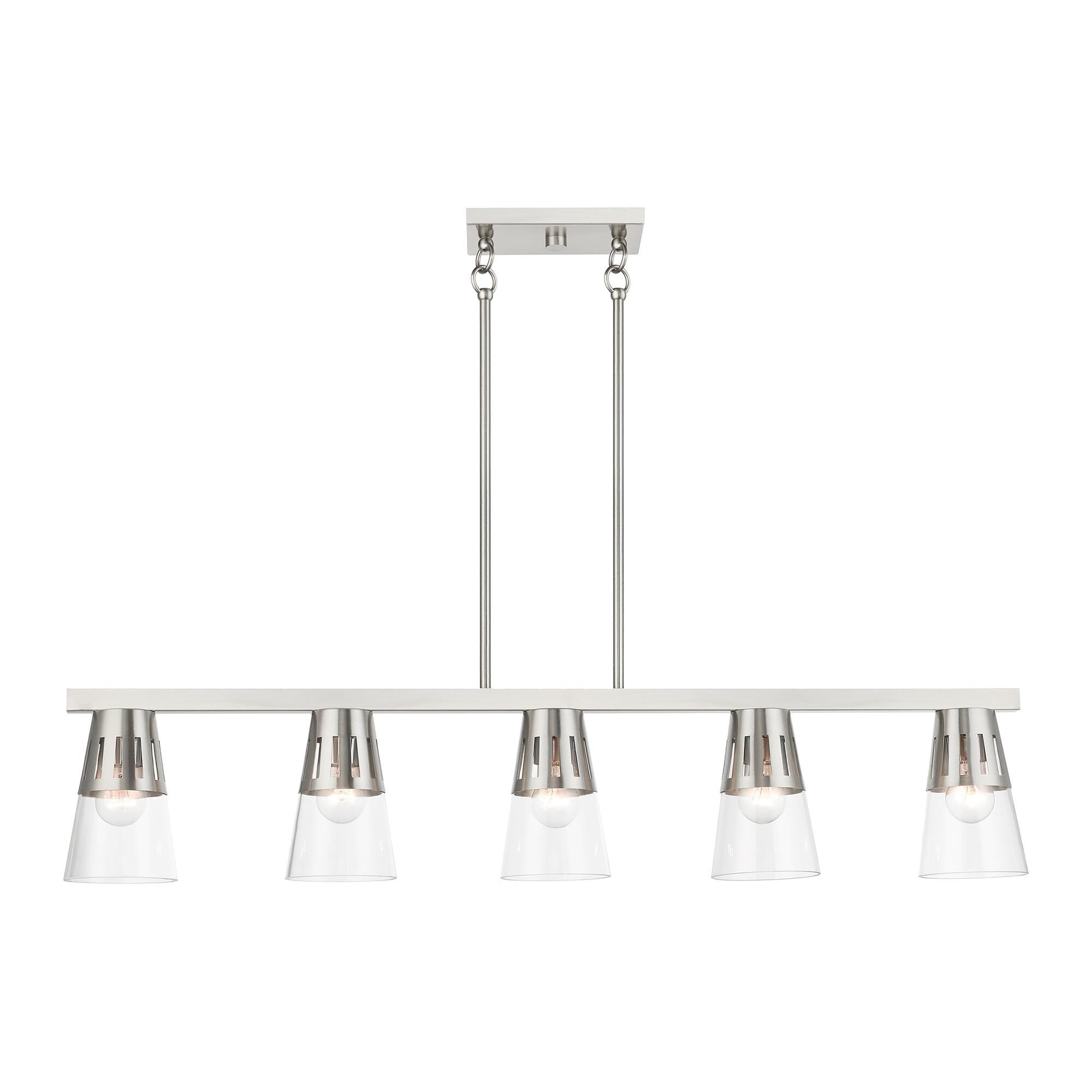 Bennington 42 Inch 5 Light Linear Suspension Light by Livex Lighting