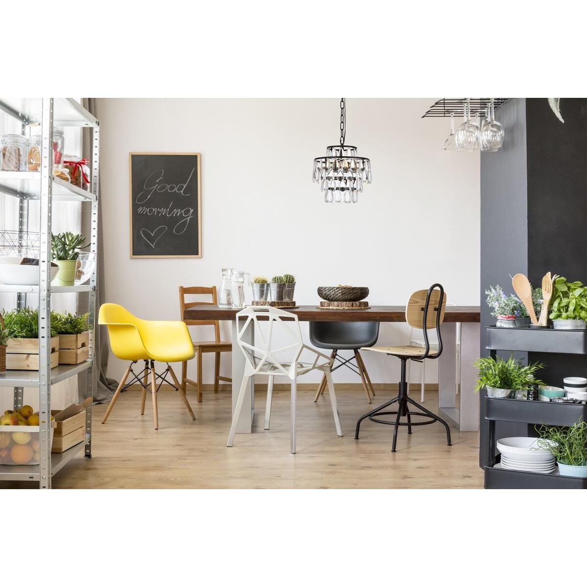 Mila 12 Inch Mini Pendant by Elegant Lighting