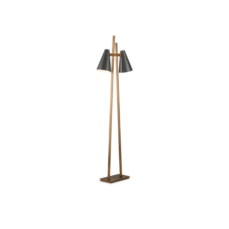 Duet 64 Inch Floor Lamp by Currey and Company