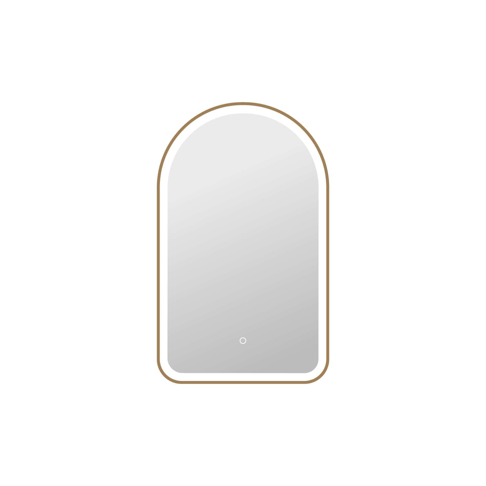 Harmoni 36 Inch Arched LED Lighted Mirror by Elegant Decor