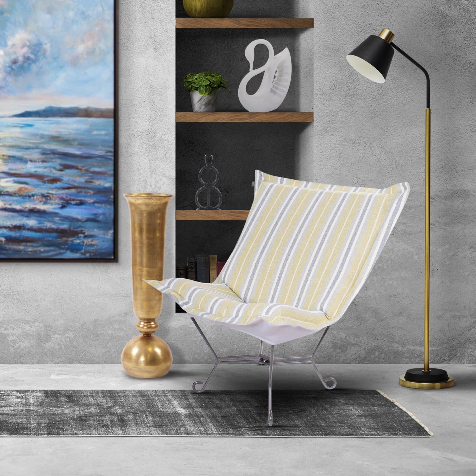 The Dune Puff Accent Chair by Howard Elliott Collection