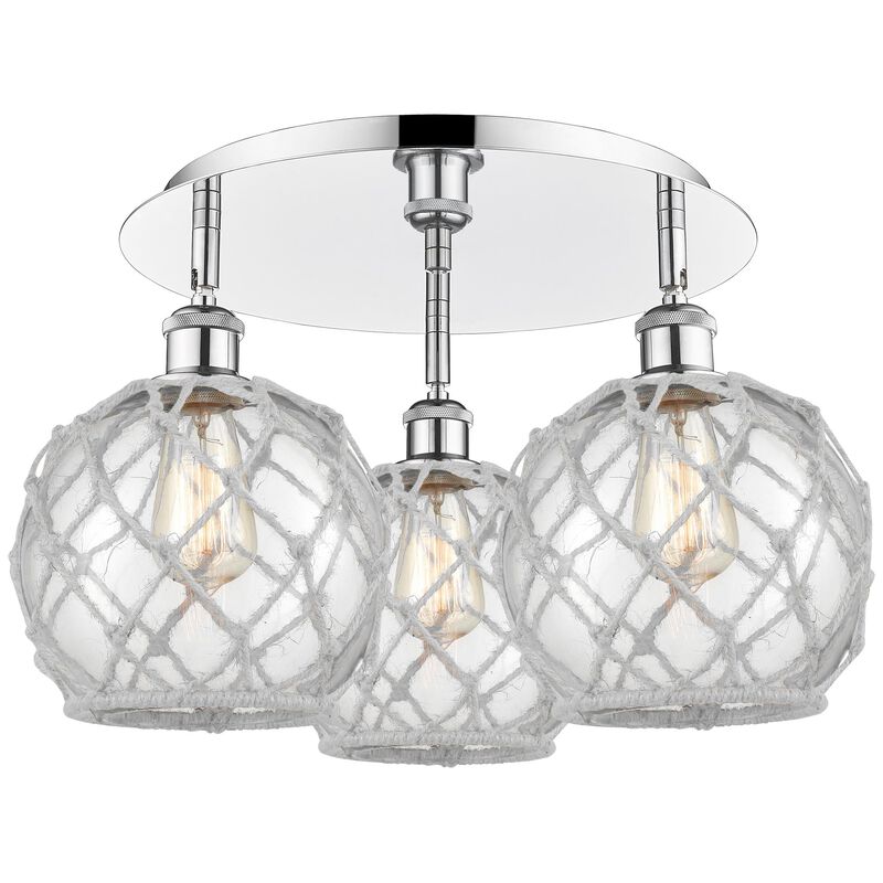 Bruno Marashlian Farmhouse Rope 20 Inch Flush Mount by Innovations Lighting