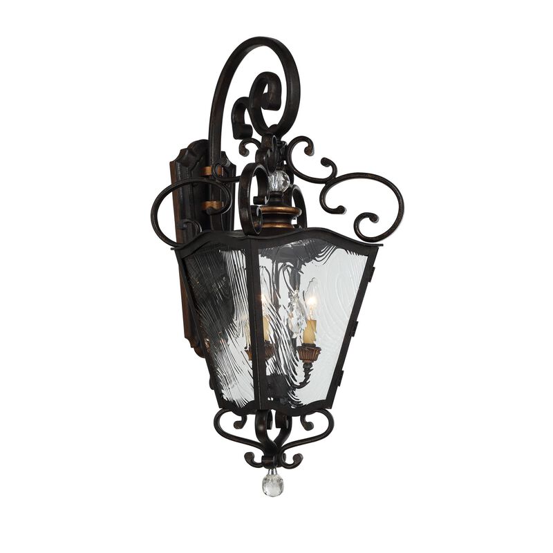 Brixton Ivy 32 Inch Tall 3 Light Outdoor Wall Light by Minka Lavery
