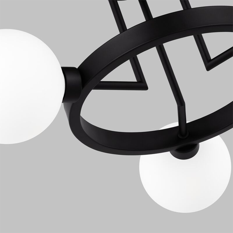 Clybourn 21 Inch 3 Light Semi Flush Mount by Visual Comfort Studio