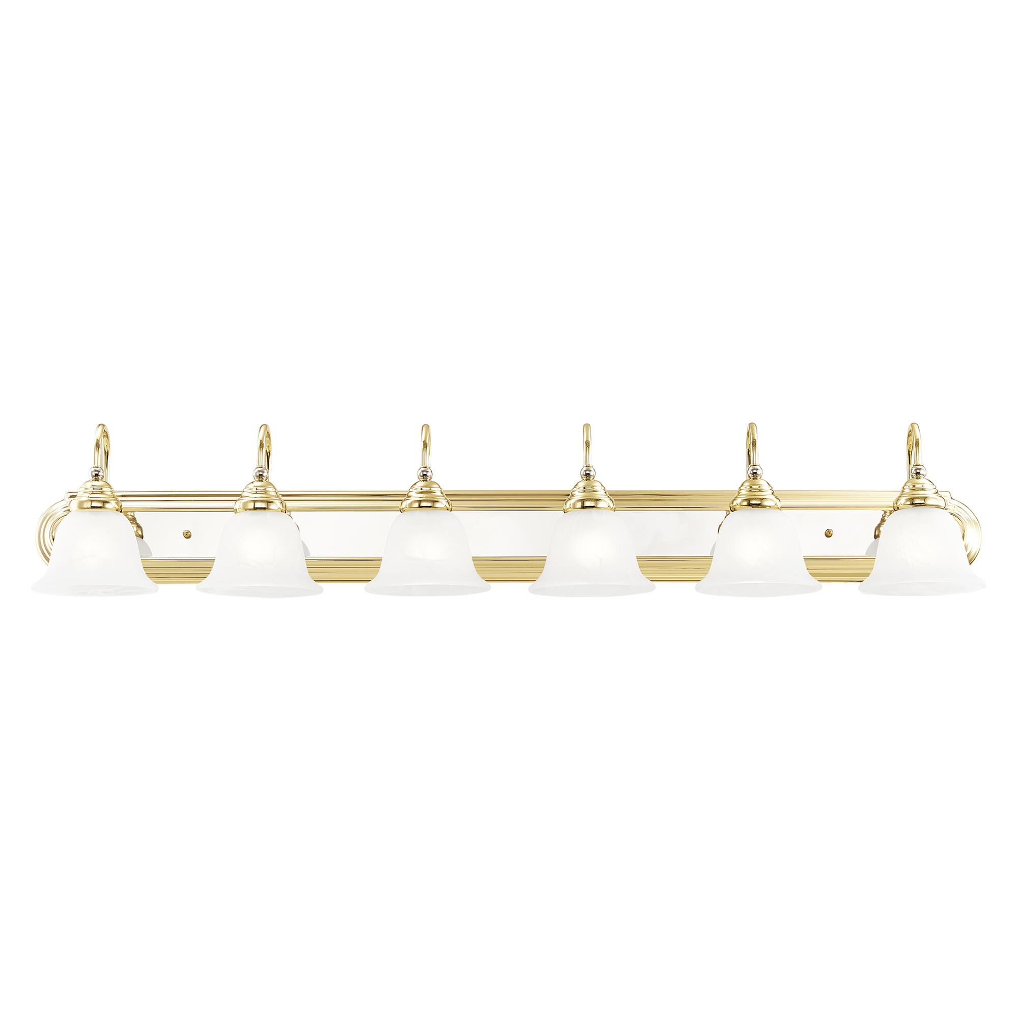 Belmont 48 Inch 6 Light Bath Vanity Light by Livex Lighting