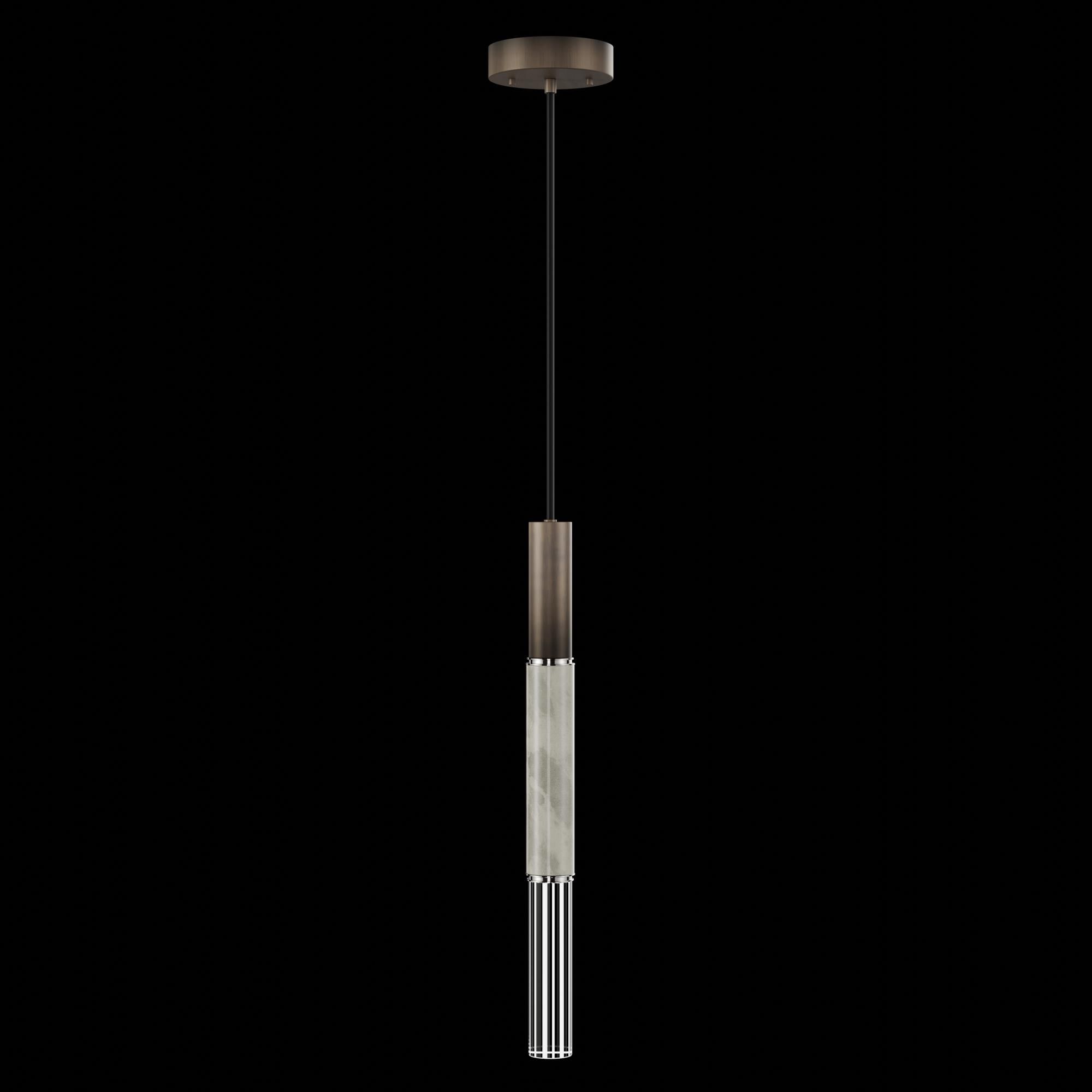 Shown in Bronze finish and True crystal and False glass