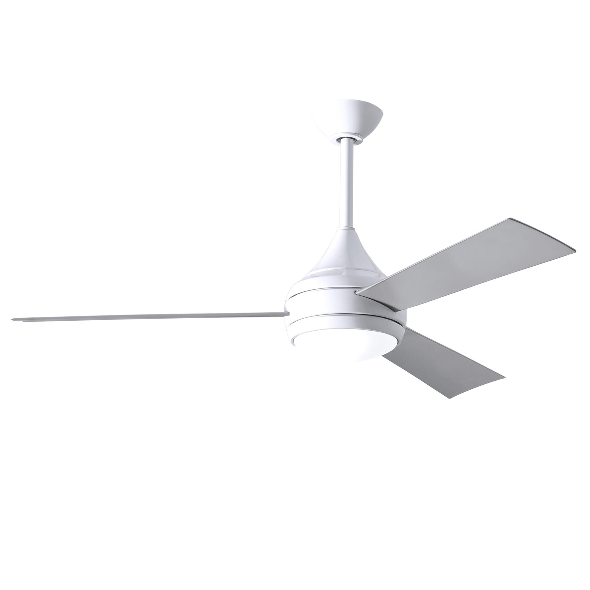 Donaire Outdoor Coastal Wet Rated 52 Inch Ceiling Fan with Light Kit by Matthews Fan Company