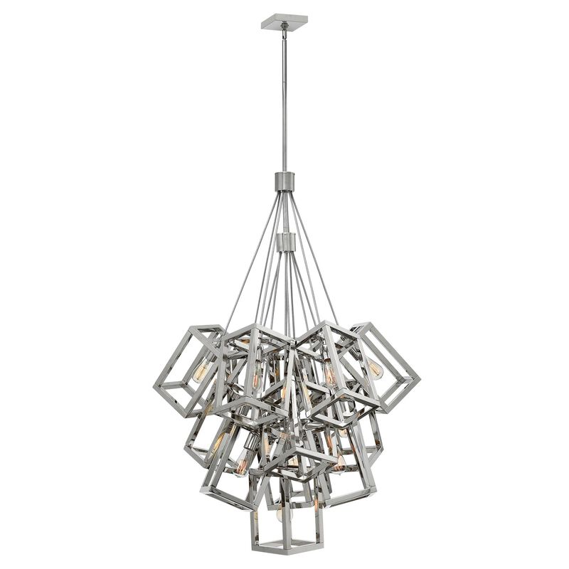 Ensemble 32 Inch 13 Light Multi Light Pendant by Fredrick Ramond