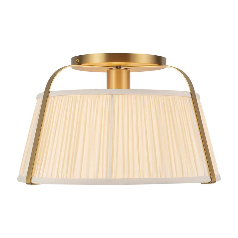 Peyton Fox Scout 13 Inch Semi Flush Mount by Alora Mood