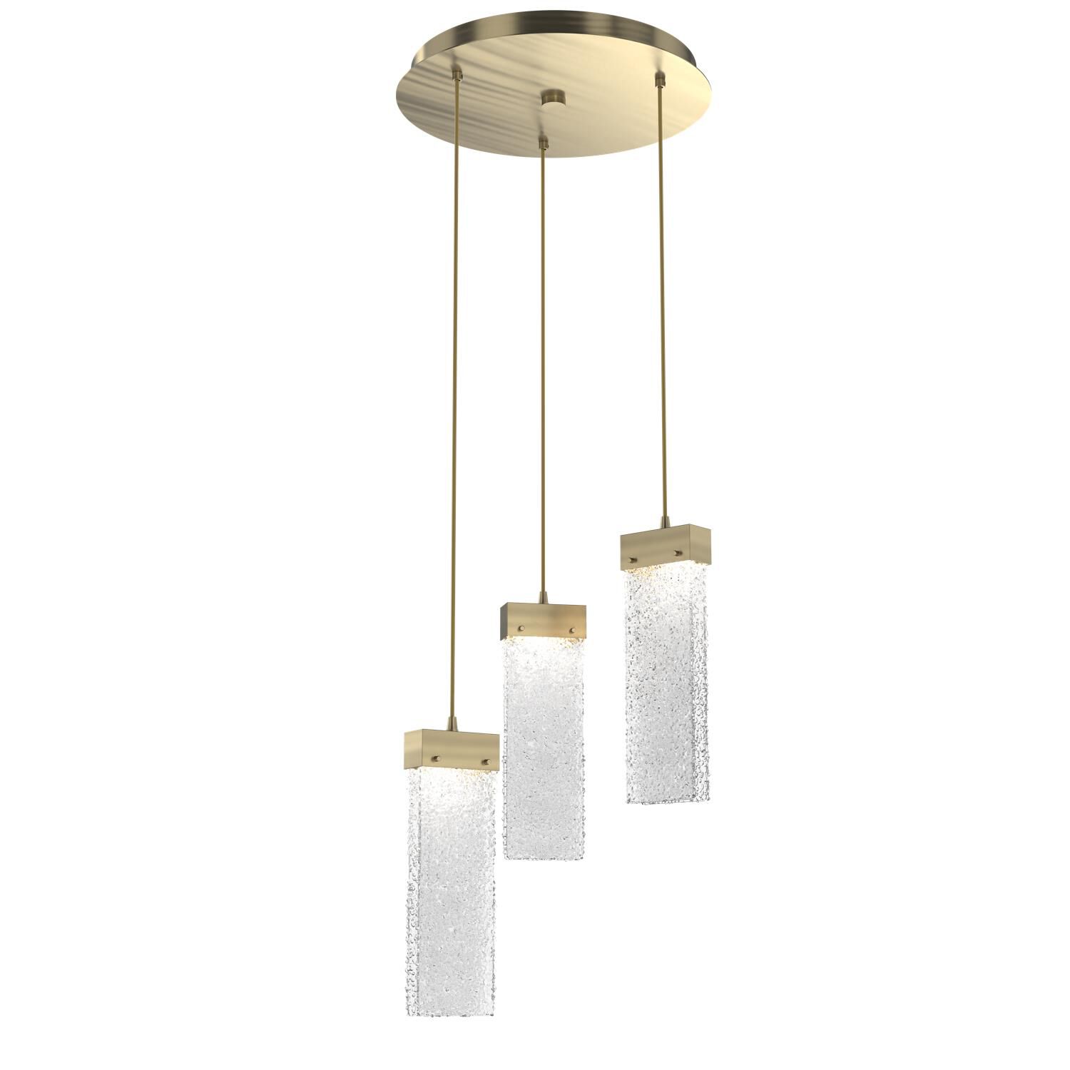Parallel 16 Inch 3 Light LED Multi Light Pendant by Hammerton Studio