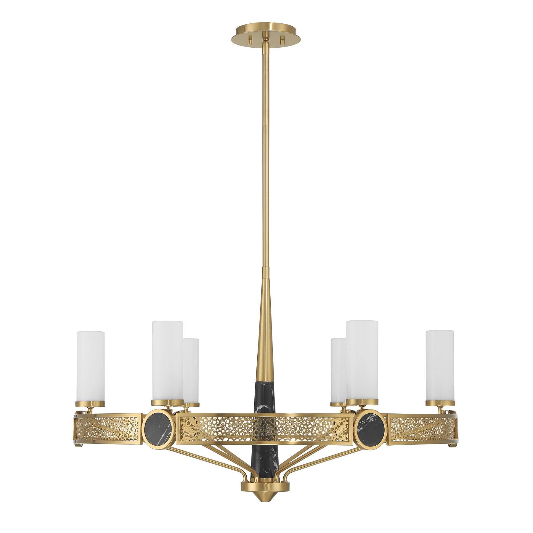 Dann Foley Farrell 32 Inch Chandelier by Savoy House