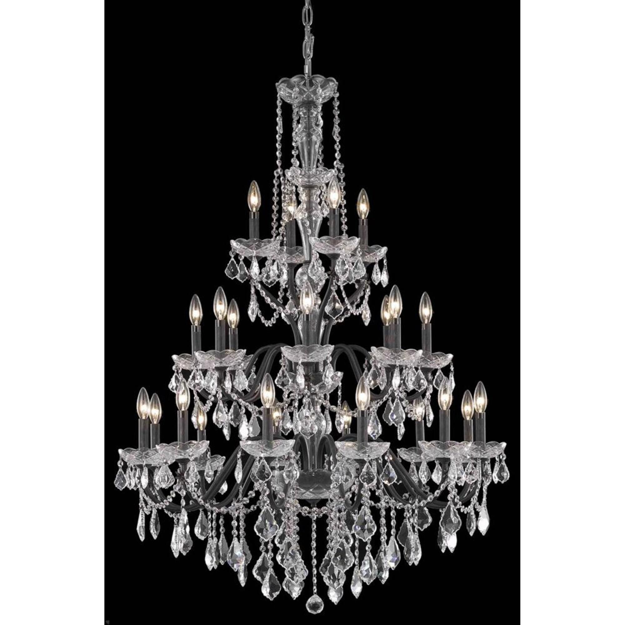St. Francis 36 Inch 24 Light Chandelier by Elegant Lighting