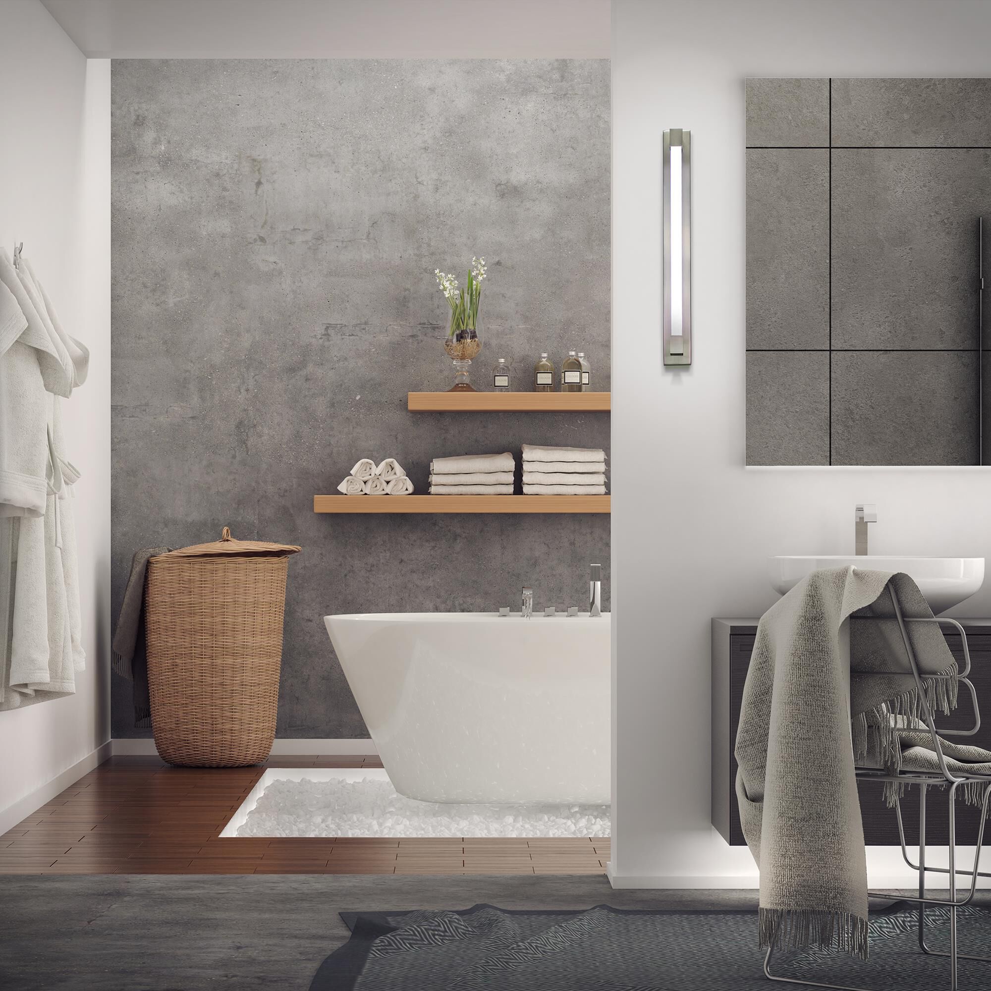 Shown in Brushed Nickel finish