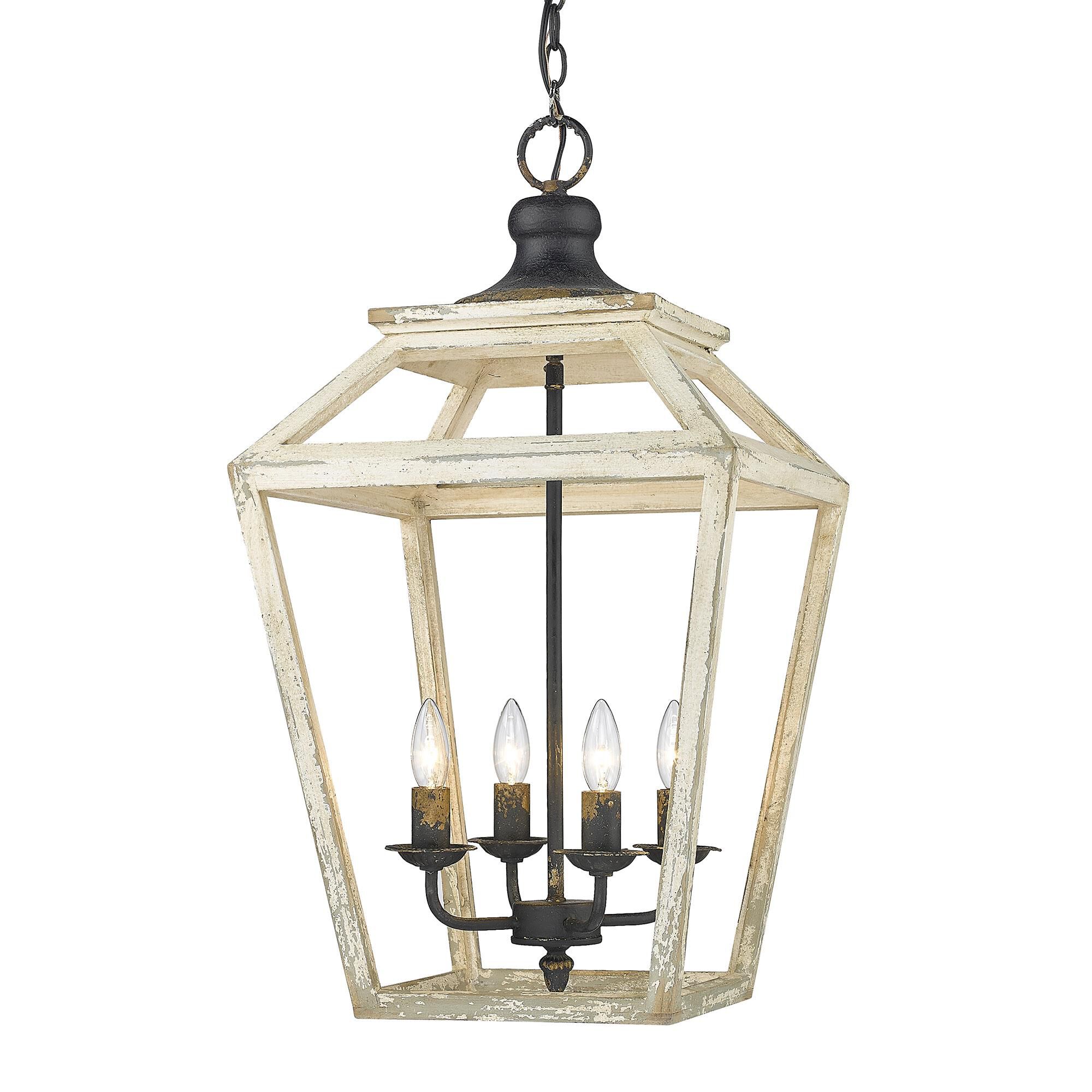 Haiden Cage Pendant by Golden Lighting