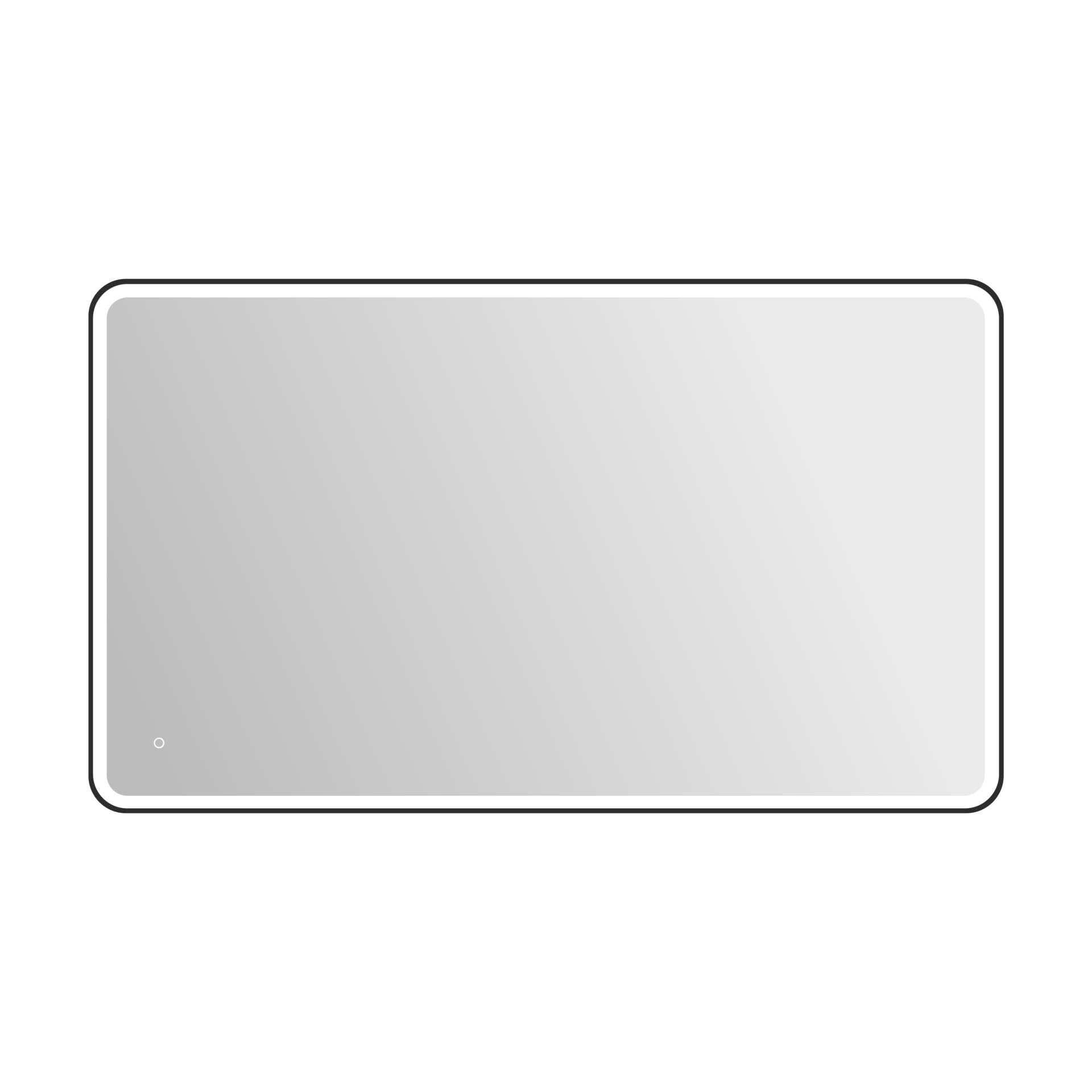 Harmoni 72 Inch Round LED Lighted Mirror by Elegant Decor